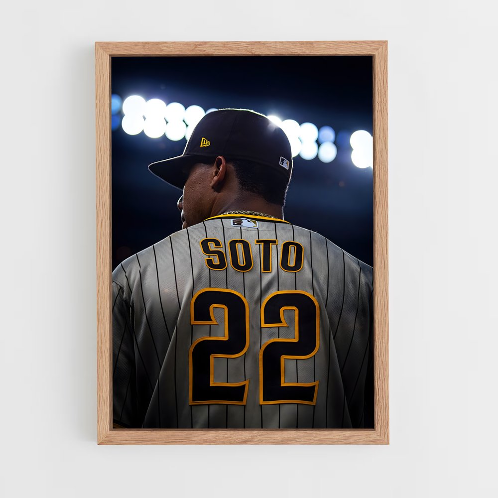 Poster Juan en Action – affiche Baseball (vue 4)